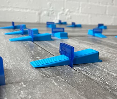 OX Tools Fliesen-Nivelliersystem Keil und Abstandshalter – Set mit 100 Keilen und 100 2 x 13 mm Abstandshaltern + Zange