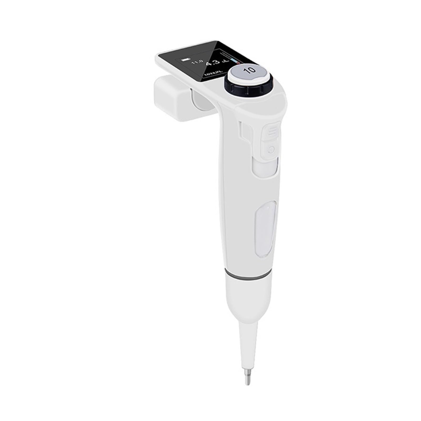 Mikropipette, Pipette, Präzise elektronische automatische Einkanal-Mikropipette mit einstellbarem Volumen, 0,2–10 µl