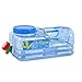 Eimer günstig Kaufen-aheadad Tragbarer Camping Wasserbehälter mit Hahn Outdoor Reise Eimer Auto Wassertank Notfall-Wasserbeutel für Camping Wandern Klettern Rucksackreisen, 5 l