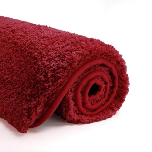 Jiyansh Decor Microfiber Washable Bathroom Rugs (16 x 28 inches)|S...
