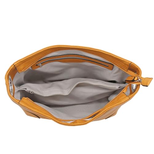 Image of Hobo Shoulder Bag with Big Snap Hook Hardware