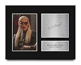 HWC Trading Ewan Mitchell House of the Dragon Aemond Targaryen Gifts Printed Signed Autograph Picture for TV Show Fans - US Letter