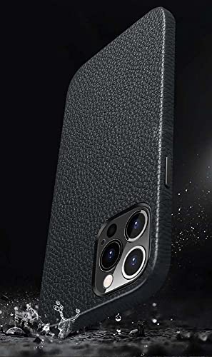 Coque antichoc iPhone 11 Pro Max cuir litchi avec doublure