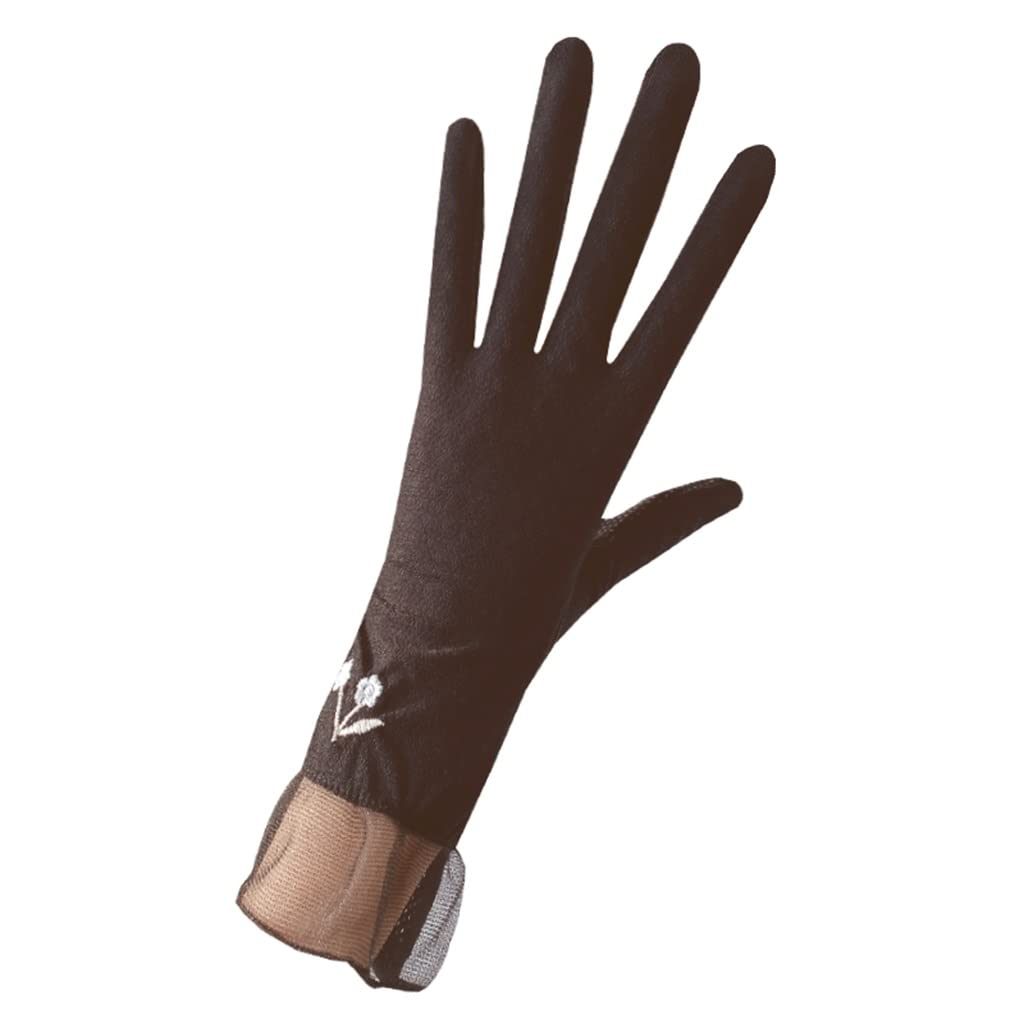 Guantes de mujeres transpirable con encaje para evitar quemaduras conduciendo