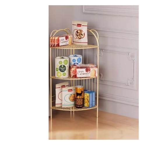 Estante de esquina para libros y plantas que decora tu sala de estar