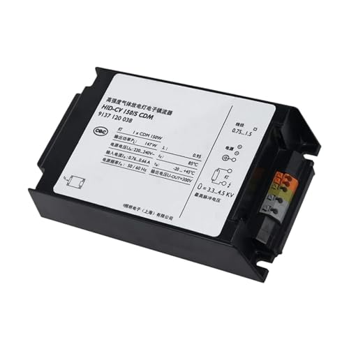 VISIYUBL Balastro electrónico Apto for lámpara de haluro metálico Philips balastro electrónico HIDCV HID-CV 35/S 50/S 70/S 150/S CDM 35W 50W 70W 150W(HID-PV 50W)