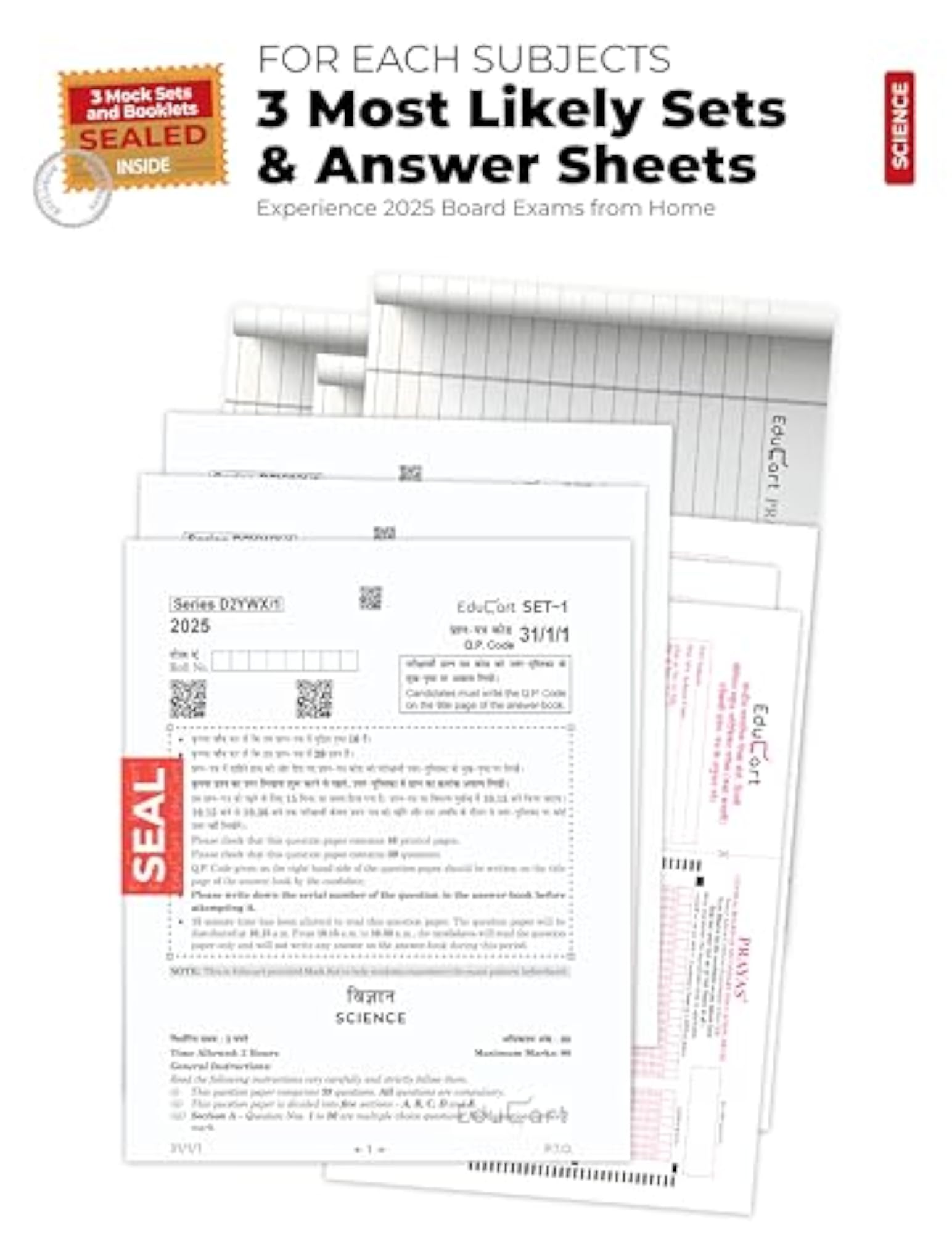 Educart CBSE Class 10 Sample Papers Bundle 2024-25
