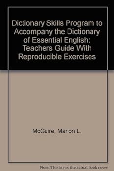 Paperback Dictionary Skills Program to Accompany the Dictionary of Essential English: Teachers Guide With Reproducible Exercises Book