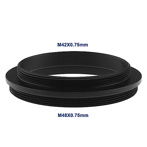 ECSiNG M48 Male to M42 Male Telescope Adapter Lens Adapter Ring Aluminum Filter Adapter Ring for Connecting The Telescope with M48 Thread And Camera - Image 4