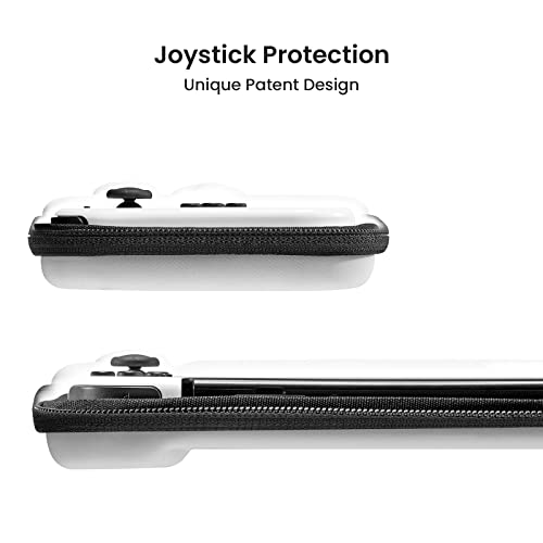 tomtoc Capa para interruptor para Nintendo Switch OLED, capa fina para interruptor OLED com 10 cartu