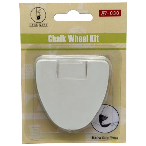 YEQIN Chalk Wheel Fabric Marker Tailor's Chalk DIY Sewing Parts (White)