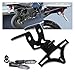 Motorcycle LED Fender Eliminator Tail Tidy Turn Signal KIT Compatible with Kawasaki KLR 650 2022-2025 Registration Plate Holder Bracket(Tail Tidy Smoke)