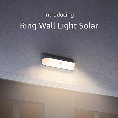Ring Smart Lighting – Wall Light Solar, Black (Bridge required) thumbnail 5