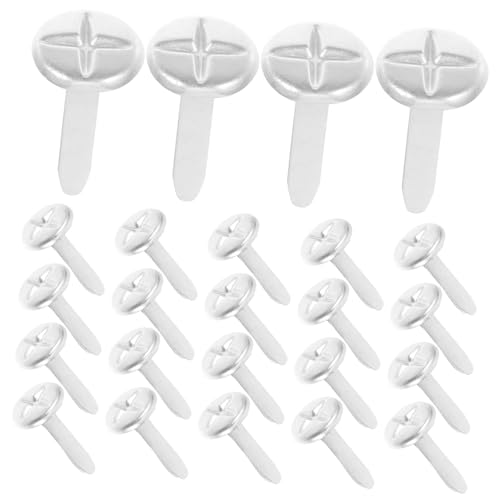 HOLIDYOYO Craft Diy Scrapbooking 100pcs Paper Fasteners Two-legged Nails for Creative Projects