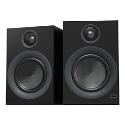 ABRAMTEK X20 Powered Bluetooth Bookshelf Speakers, aptX HD Bluetooth, USB & AUX Input, Sub Out (Pair) - Les Beatles, Paul McCartney, John Lennon, RIngo Starr, George Harrison