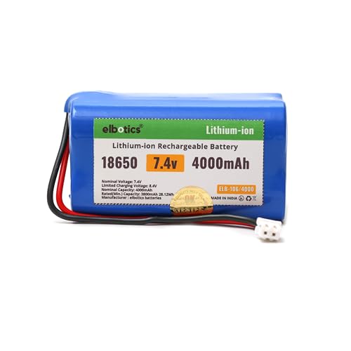 Image of 7.4V 4000mAh Li-ion Rechargeable Battery Pack JST-XH 2.54 /2P Plug Lithium-ion Batteries for Electronics Products Toys Lighting, Bluetooth Equipment Fit for RC Helicopter Car Truck & RC Boats