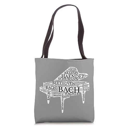 Piano Classical Music Composers Tote Bag