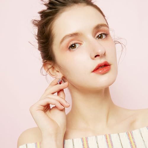 Tree of Life Earrings for Women 925 Sterling Silver Tree of Life Drop Earrings with Heart Crystal Tree of Life Jewelry Birthday Anniversary Party Gifts for Women Girls4