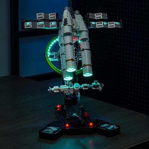 Image of LocoLee Light kit Compatible with Lego 11389 Project Hail Mary - Not Actual Model Only Lights, LED Lighting Compatible with Lego Icons Hail Mary (Standard Version)