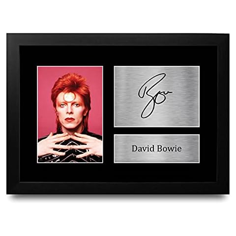 Photo signée David Bowie HWC Trading Cover