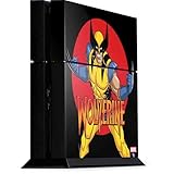 Skinit Decal Gaming Skin Compatible with PS4 Console - Officially Licensed Marvel X-Men Wolverine Design