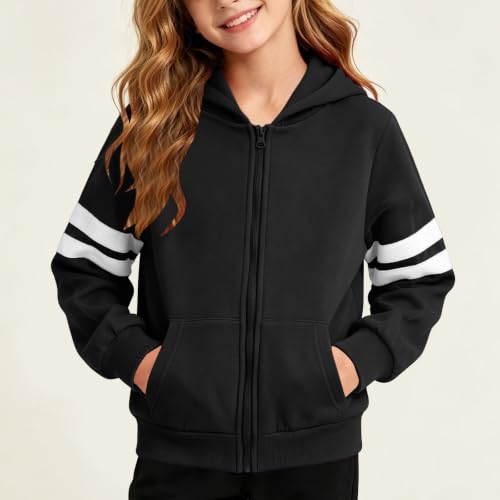 Hoodies for Girls Fashion Fleece lightweight Zip Up Hooded Sweatshirt - image 5