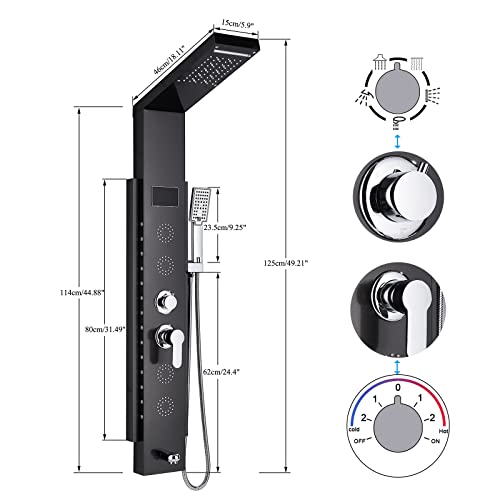 Columna-ducha-hidromasaje-Panel-de-Ducha-de-Acero-Inoxidable-Columna-de-Hidromasaje-5-en-1-para-Hogar-Negra-8003Hevenaov Columna-ducha-hidromasaje-Panel-de-Ducha-de-Acero-Inoxidable-Columna-de-Hidromasaje-5-en-1-para-Hogar-Negra-8003Hevenaov