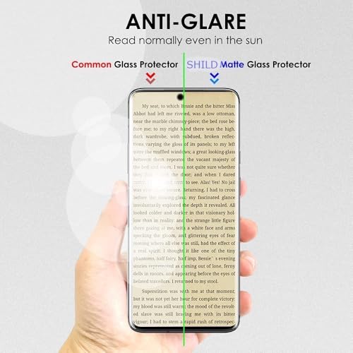 Image of SHILD Screen Protector for Realme 11 Pro 5G - Matte UV Curved Tempered Glass | 9H Hardness, HD Clarity, Fingerprint Sensor Compatible | Anti-Glare, Anti-Smudge | Easy Installation Kit | 3-Month Warranty (Pack of 1)