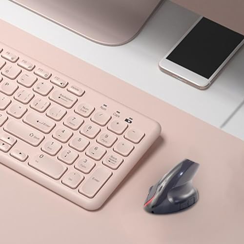 Mouse de precisión inalámbrico vertical con diseño reductor de fatiga 4
