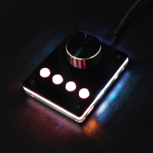 Clavier de contrôle de volume USB programmable et bouton multimédia RGB - 3