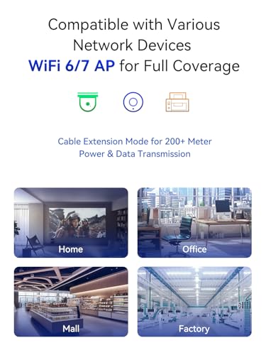 Image of 9-Port 2.5G Easy Managed PoE+ Ethernet Switch, IEEE8023af /at PoE 140W, VLAN /QoS /STP /IGMP /LACP Supported, Fanless 2.5Gb Network Switch for AP, VoIP Phone, IP Camera, NVR