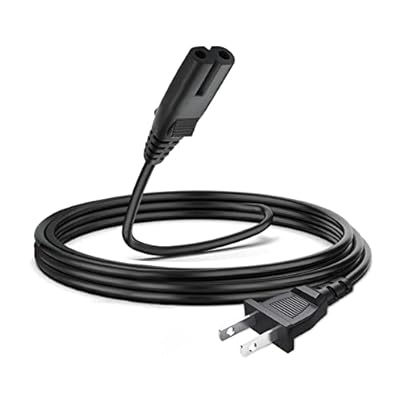 Hisense 6FT TV Power Cord - Fit for Roku & Samsung TVs, Universal Replacement 2 Prong Cord