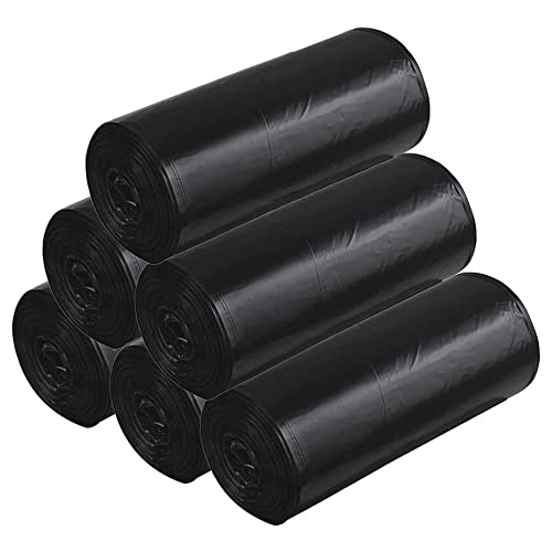 Image of Premium Recyclable Garbage Bags |Extra Large Size Dustbin Bag /Trash Bag - Black Dustbin Covers for Wet and Dry Waste (Pack of 6 Rolls) Total 90 Bags