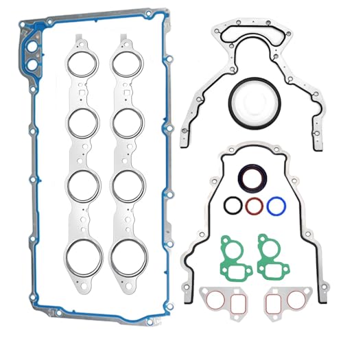 Image of MLS Head Gasket Kit HS9292PT CS9284 & Bolts ES72173, Gen3 LS 4.8 /5.3L 02-11 | Chevy Cylinder Head Repair Set Fits Express Savana Silverado Avalanche Suburban Sierra Envoy Yukon Tahoe LS Truck Models
