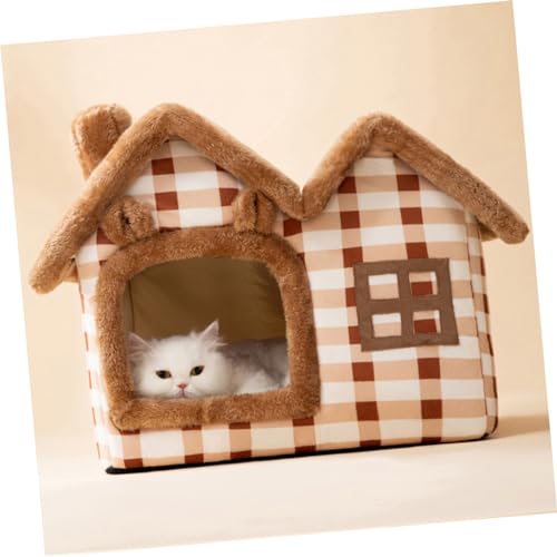 BESPORTBLE Casa De Dormir Para Animais De Estimação Casa De Gato Pequena Ninho De Gato Pequeno Respi