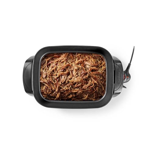 NEDIS Poêle à Frire Électrique - 2200 W - 7.0 L - Indicateur d'alimentation - Controle de la Température Réglable - 40 cm - Aluminium/Plastique - Noir FCSP110EBK40 – Image 6