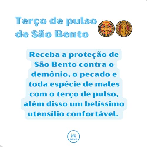 Pulseira Terço Hematita 4mm São Bento