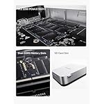 MINISFORUM Mini PC AI X1 Pro AMD Ryzen AI 9 HX370(12Cores/24 Threads)&AMD Radeon 890M Mini Gaming PC,96GB DDR5 2TB SSD,8K Quad Output(HDMI+DP+2xUSB4),Dual 2.5 LAN/WIFI7/BT5.4/Oculink,Copilot PC - Image 4