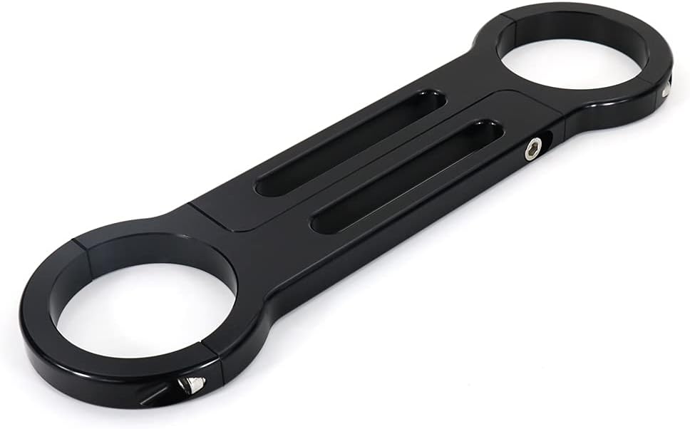 Xitomer Motorcycle Fork Brace, Fit for XL883L Sportster SuperLow Sportster Custom XL1200C 2011-2021 & Sportster Superlow XL 1200T 2014-2021 Motorcycle Fork Stabilizer (Black)