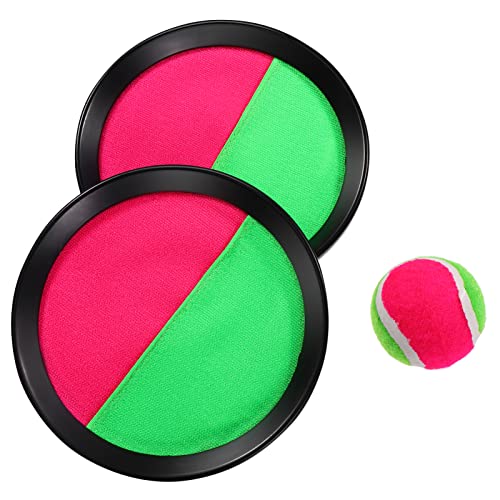 Toyvian Toss And Catch Ball Set Catch Toys Toys Beach Toys Paddle Ball Game Sticky Ball Game Camping Outdle Ball Ball Beach Game Set da Gioco per Bambini Backyards Family Backyards Gioca