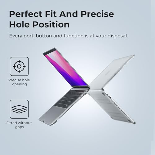 Image of EooCoo Case Compatible with MacBook Pro 13 inch M2 2024 2023 2022-2016 Release M1 A2338 A2289 A2251 A2159 A1989 A1706 A1708 Protective Hard Case with Keyboard Cover, Screen Protector, Crystal Clear