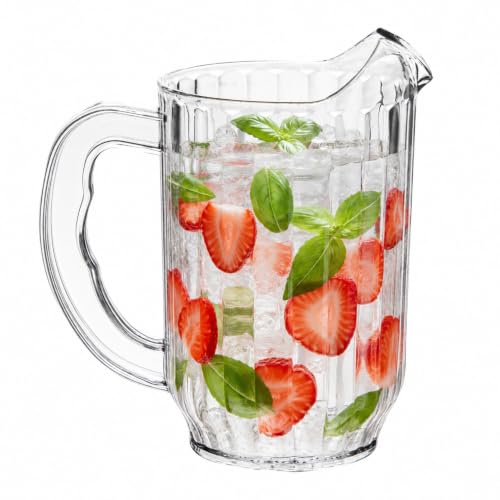 Image of Restaurantware 32 oz Clear Plastic Water Pitcher