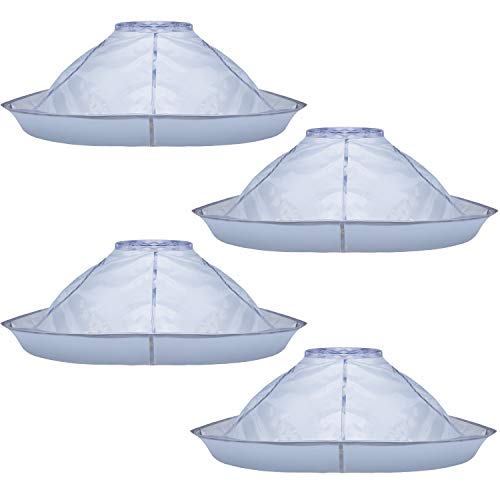 4 Pieces Hairdressing Umbrella Apron Umbrella Hair Catcher Hair Cutting Cloak Umbrella Design Barber Salon Cape for Salon Barber Adult Hair Styling Accessory