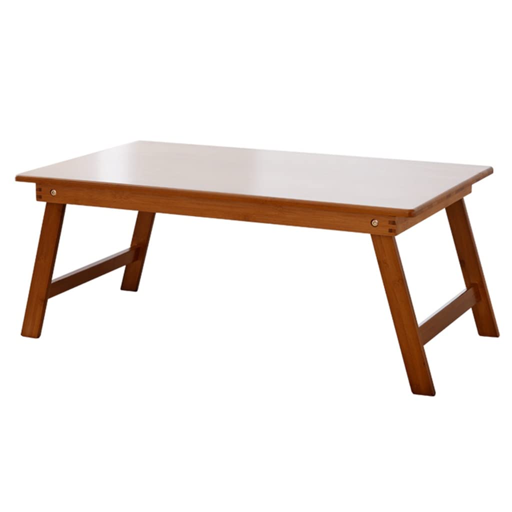 Table de sol en bambou pliable pour ordinateur portable 80x50 cm