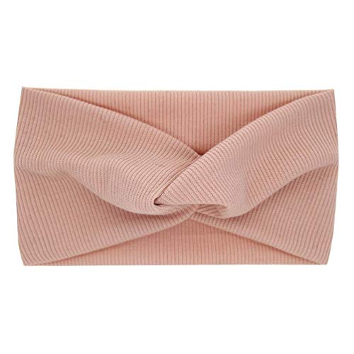 Koojawind Accessoires De Chapeaux Pour Nouveau-Né, Toddler Kid BéBéS Filles Turban Avec Noeud Solide Bandeau, Bandeau Serre-TêTe Stretchy Humidité Bandeau Serre-TêTe Twisted Bandeau Headwrap Turban Cover