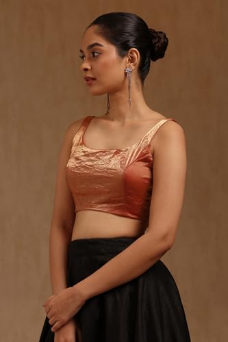 Image of Soch Women's Glass Tissue Sleeveless Blouse