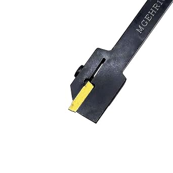 12PCS 1/2 Grooving Tool Holder MGEHR1212-2 with MGMN200 Grooving Insert Cut Off Parting Tools Turning Insert Carbide Insert for Steel Grooving Width 0.78