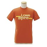 (ロウ アルパイン)Lowe alpine Border Logo Tee M LSM12042 orange オレンジ S