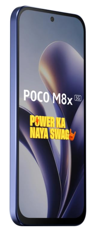 Image of POCO M8x 5G (Blue, 128 GB) (4 GB RAM)