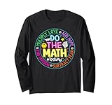 Do The Math Test Day Multiply Funny Boy Girl Math Teacher Long Sleeve T-Shirt